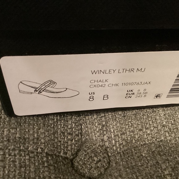 COACH Women's Winley Double Buckle Mary Jane Ballet Flats, size 8 - Picture 3 of 11